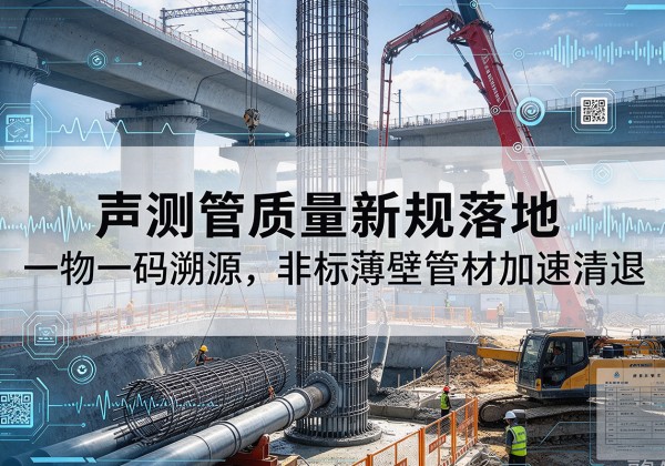 泸定声测管质量新规落地，一物一码溯源，非标薄壁管材加速清退