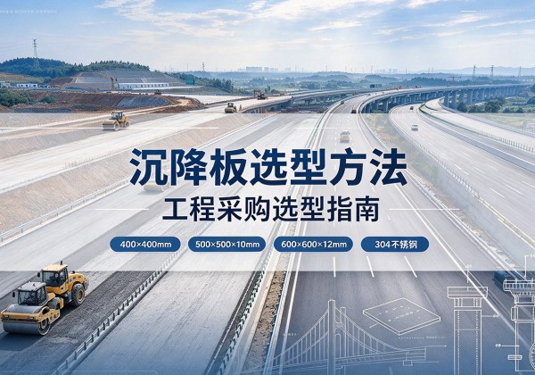 泸定沉降板选择方法